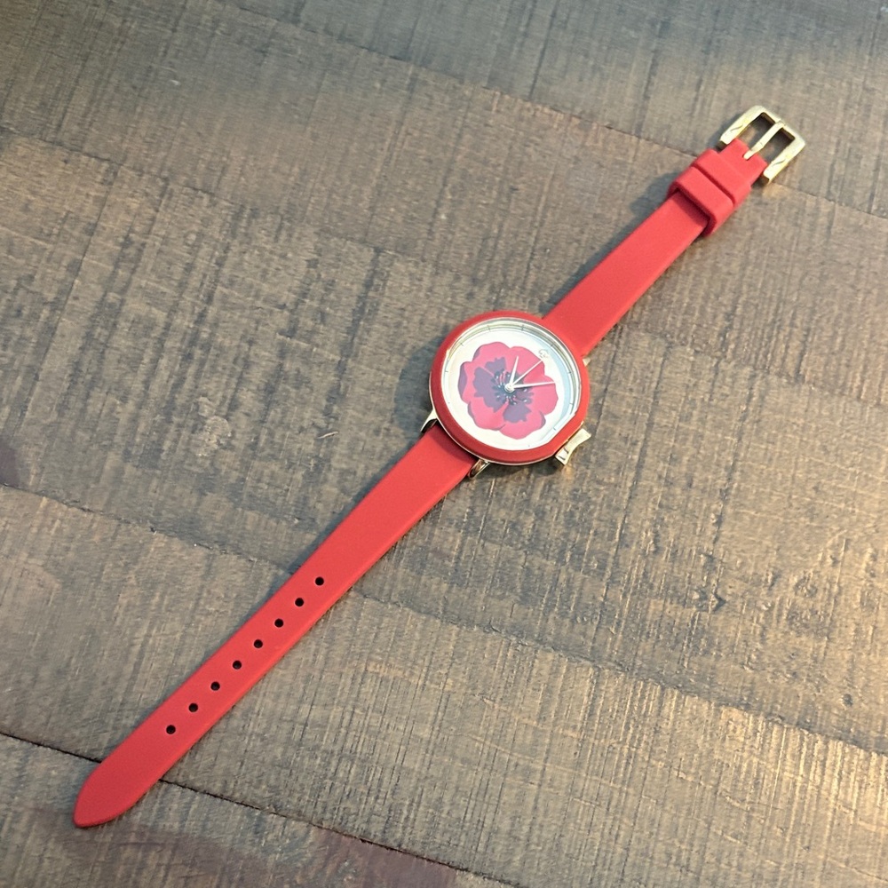 Kate Spade Red Poppy Watch